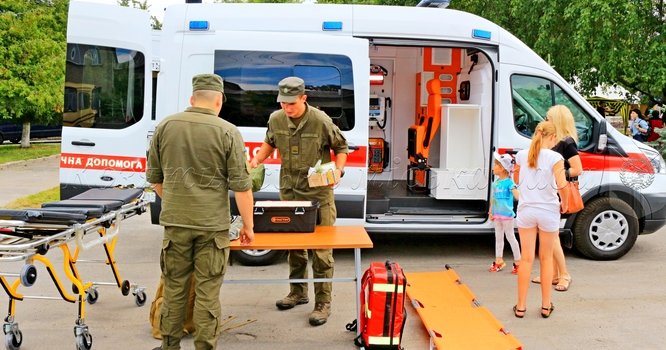 Виставка військової техніки Національної гвардії України