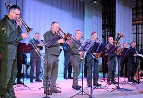 Відбувся благодійний концерт за участі військового оркестру Національної Гвардії України